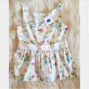 Janie & Jack Enchanted Garden Floral Top